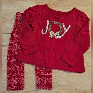 👶 5/$15 - Toddler Girl Winter Holiday Outfit